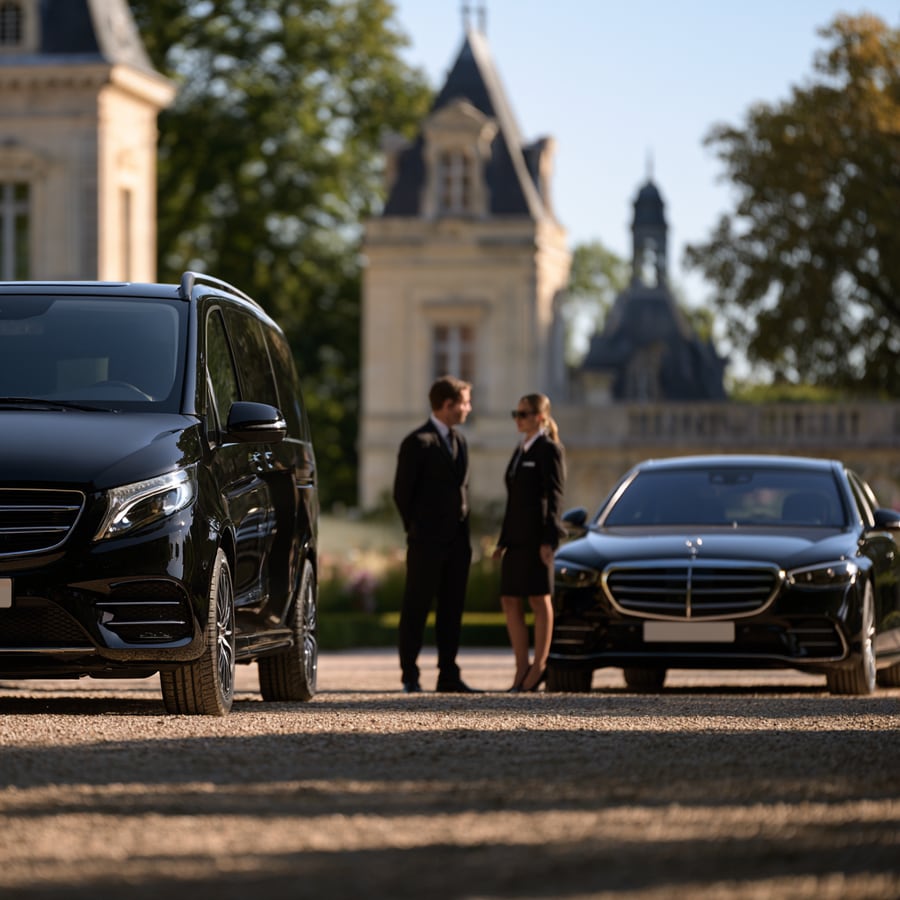Mercedes Classe V avec chauffeur AZURISA